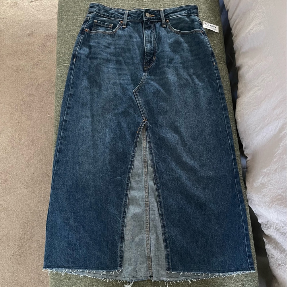 Old Navy Denim Midi Skirt